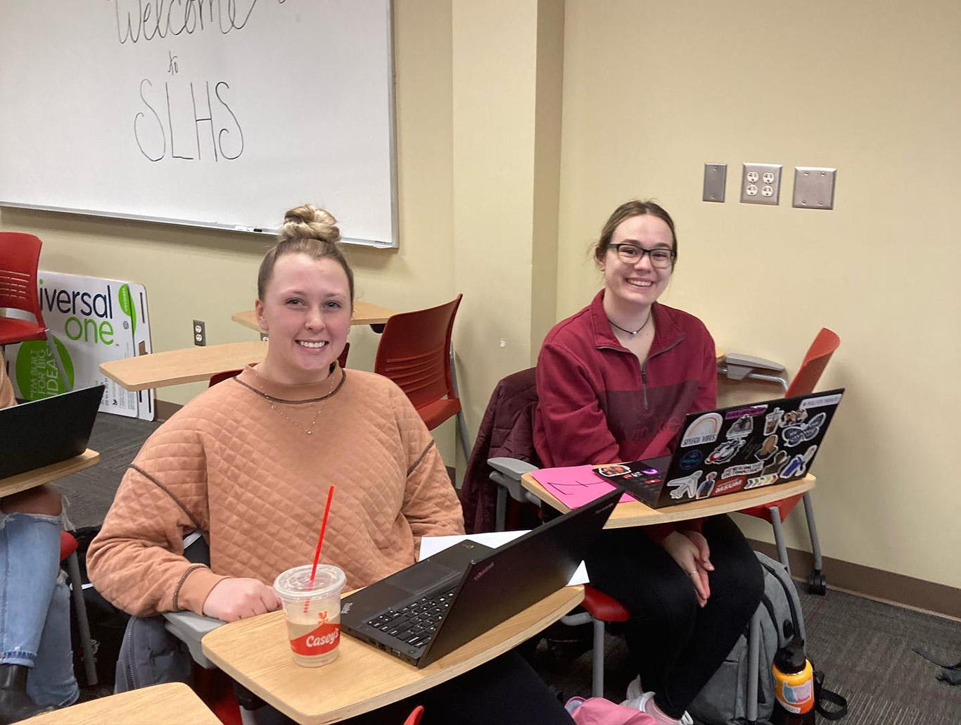 MSUM students Kailey (left) and Victoria (right)